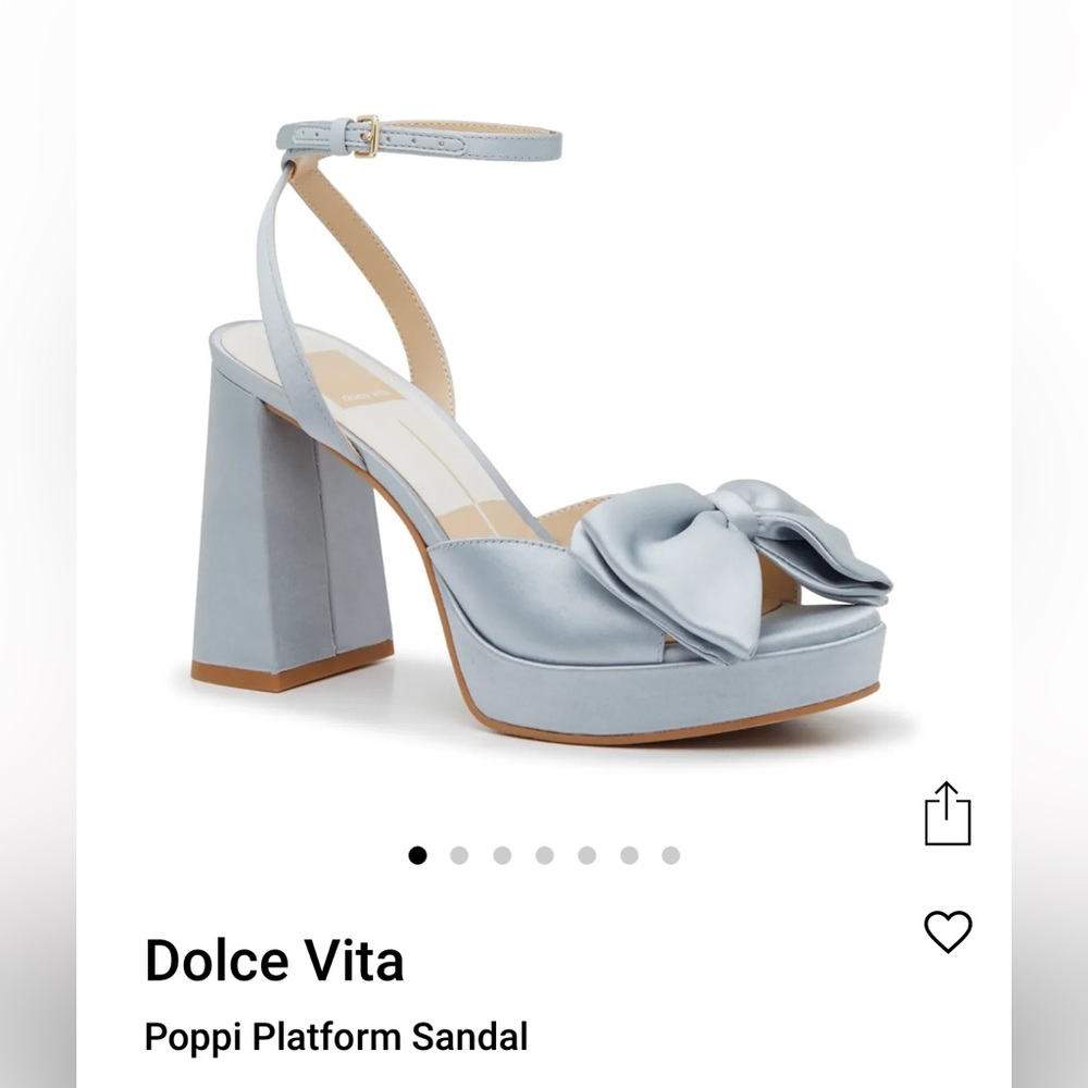 Dolce Vita Sky Blue Platform Sandals